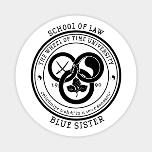 The Wheel of Time University - School of Law (Blue Sister) Magnet